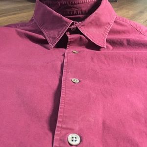 Extra Large Banana Republic Maroon Dress Shirt